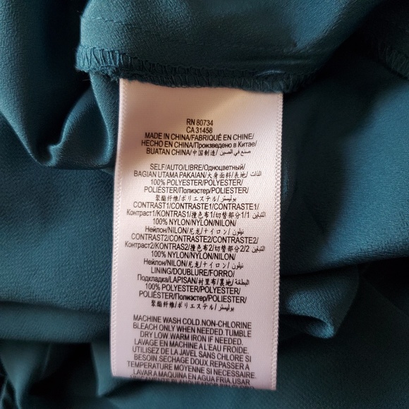 BCBGeneration Teal and Black Maxi Dress - Picture 7 of 7